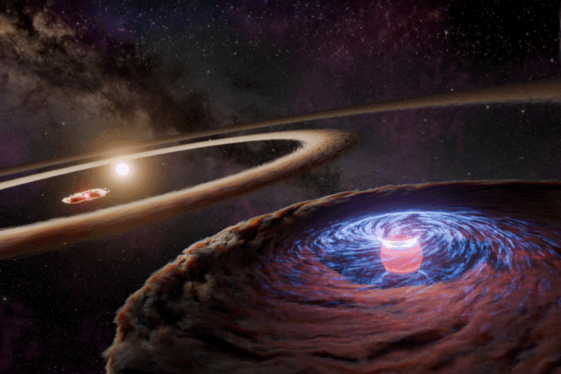 Un bébé planète capturé en photo autour d'une étoile pour la première fois émerveille les astronomes
